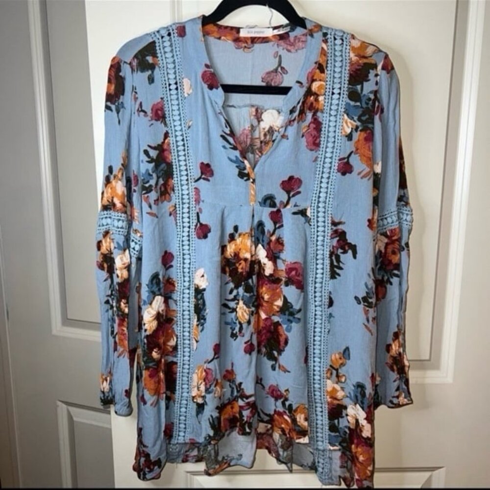 Blu Pepper Top
